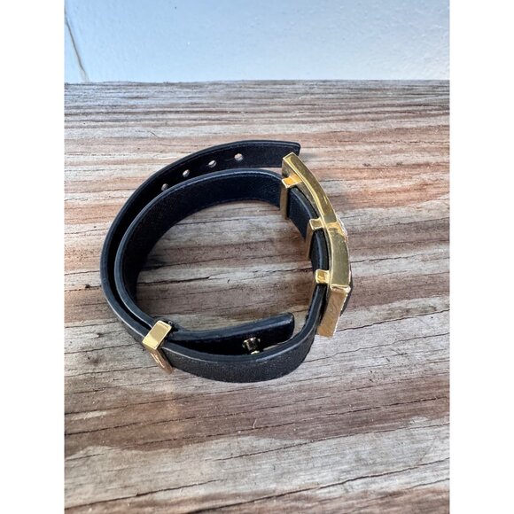Kate Spade New York Black & Gold Bow Wrap Bracelet With Rhinestone Details - Picture 5 of 7